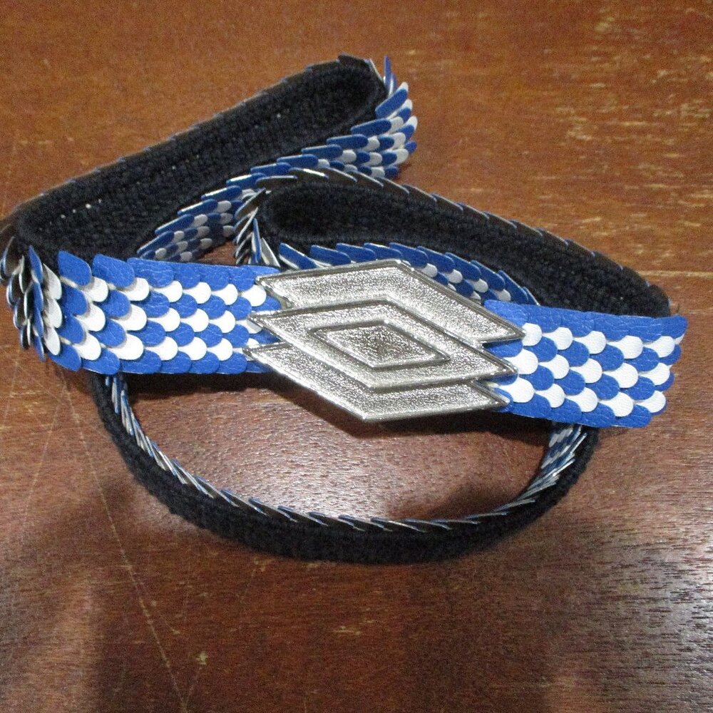 Vintage layered metal belt
